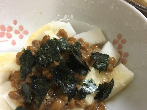 長芋の納豆ぶっかけ★ ネバネバでスタミナ回復‼